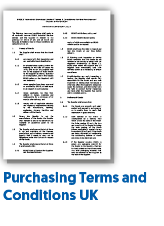 purchasing terms and conditions UK