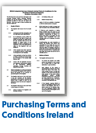 purchasing terms and conditions ireland