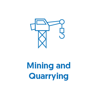Mining and Quarrying Industry Crane Icon