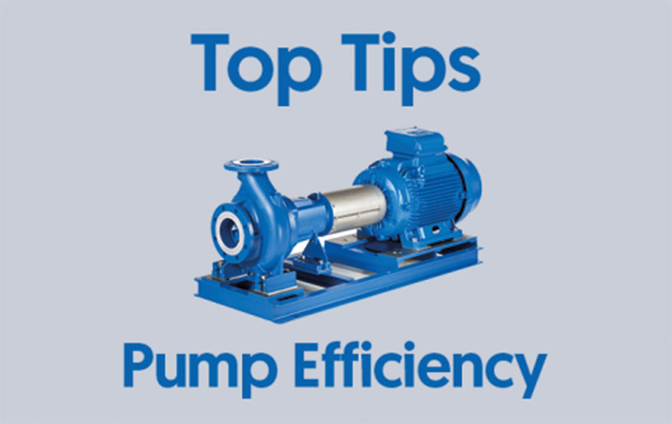 graphic for Top Tips for pump efficiency 